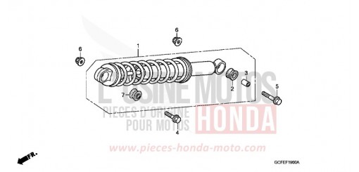 COUSSIN ARRIERE CRF70F6 de 2006